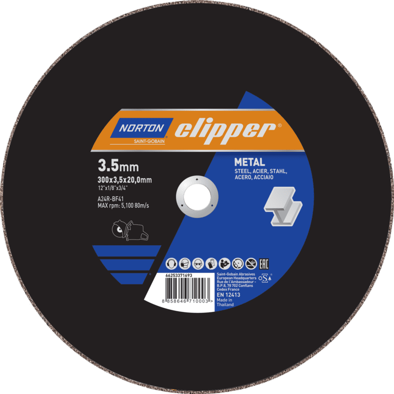 Norton Clipper Flat Metal Cutting Disc 300mm