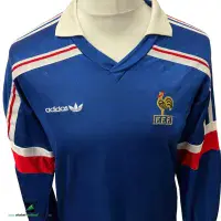 1986 France Old Vintage Football Shirts Jerseys
