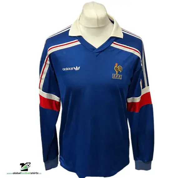 1986 France Old Vintage Football Shirts Jerseys