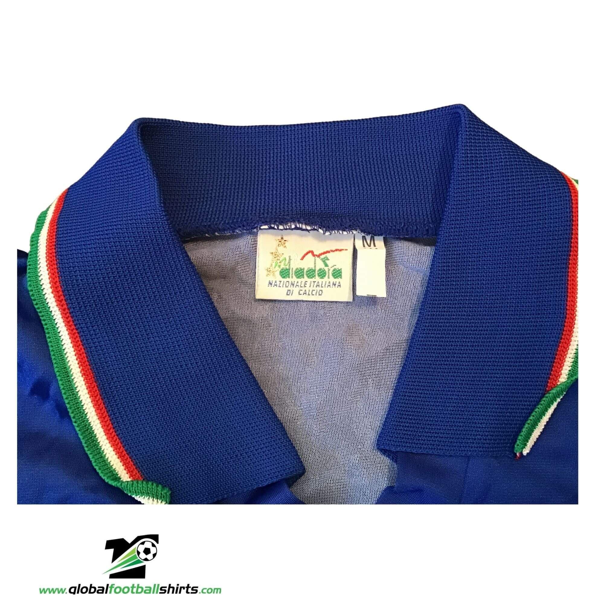 Maillot De Football Italie Vintage Domicile 1986-1990 - Taille M - Occasion Bon état