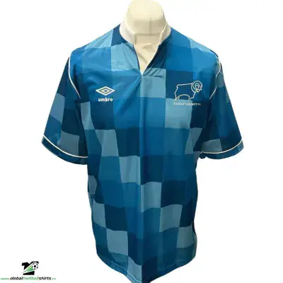 1987 1989 Derby County Away Football Shirt Medium Larg