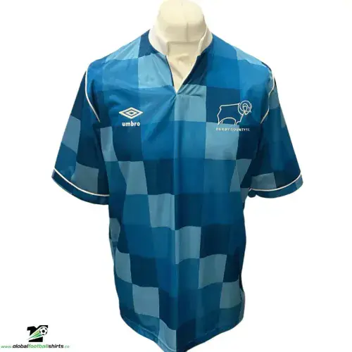 1987 1989 Derby County Away Football Shirt Medium Larg