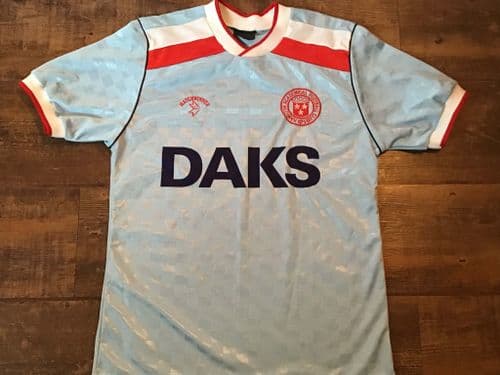1988 1990 Hamilton Academical Away Football Shirt Small