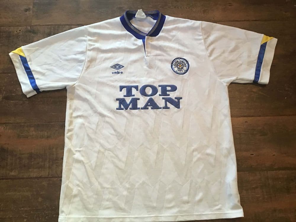 Classic Football Shirts 1990 Leeds Vintage Retro Old Soccer Jerseys
