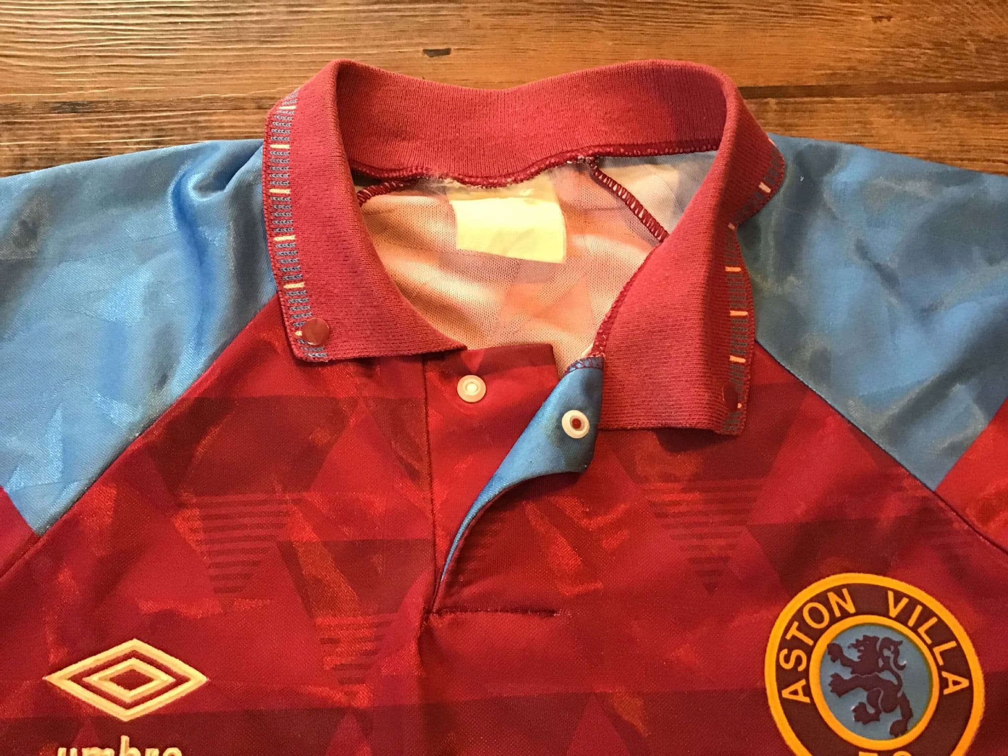 Aston Villa 1990 Shirt Aston Villa T Shirts For Men Score Draw 