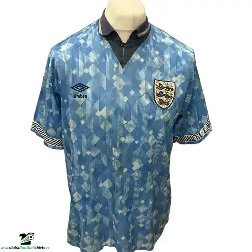 1990 1992 England Away Football Shirt Large