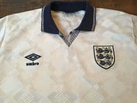 Classic Global Football Shirts | 1991 England Old Vintage Soccer Jerseys