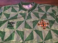 Classic Football Shirts | 1991 Northern Ireland Vintage Old Soccer Jerseys