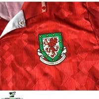Classic Football Shirts | 1992 Wales Vintage Old Soccer Jerseys