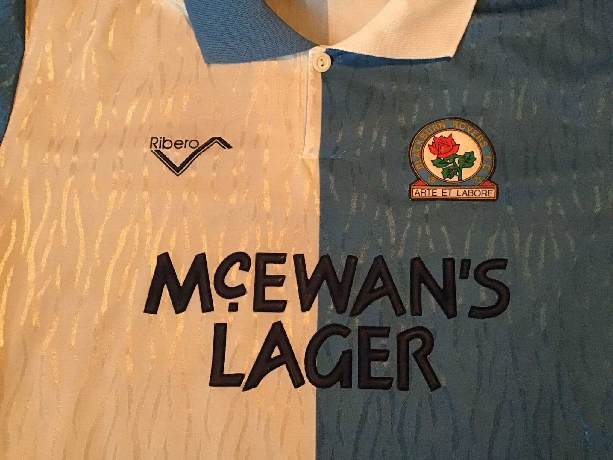 Maillot rétro BLACKBURN ROVERS 1994 SHEARER - Les Voyages En Ballon