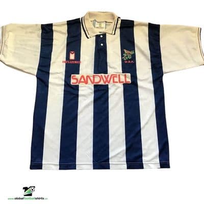 1991 1992  West Bromwich Albion Football Shirt XL
