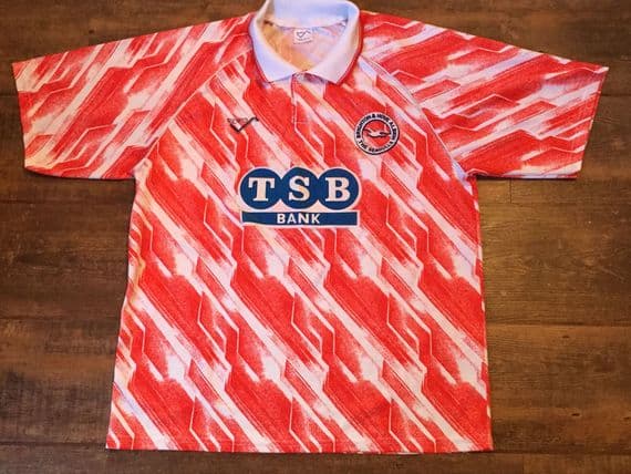 Global Classic Football Shirts | 1991 Brighton Vintage Old Soccer Jerseys