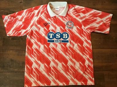 1991 1993 Brighton & Hove Albion  Away Football Shirt Large