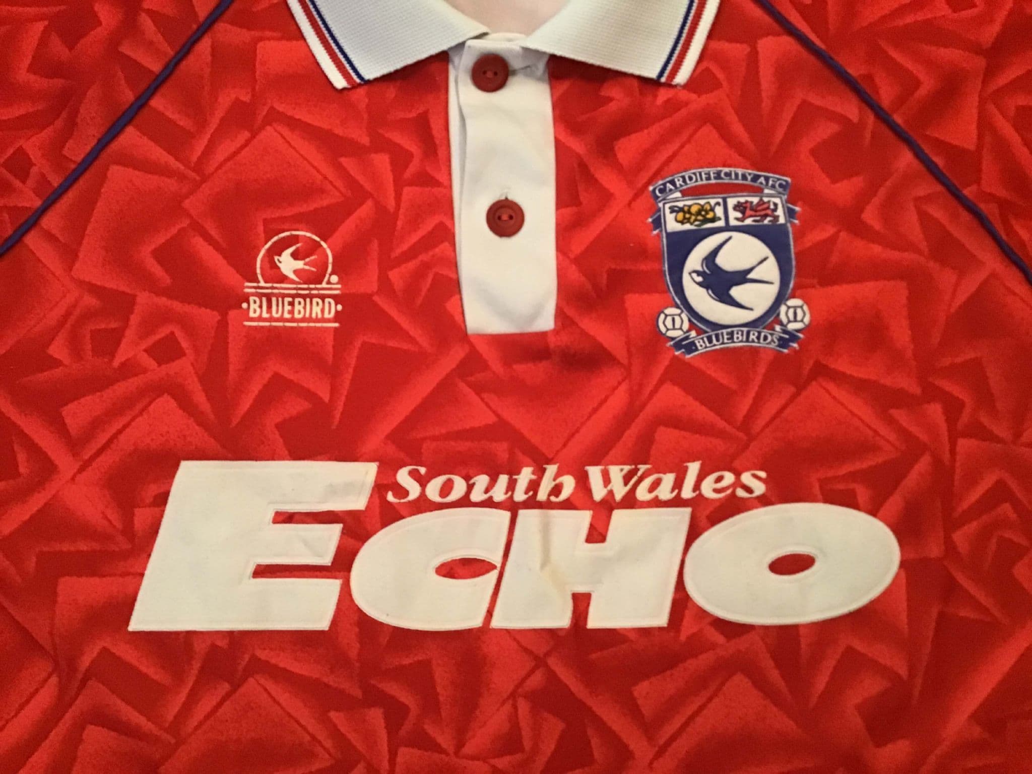 Maillot Extérieur Cardiff City FC 1997/98 - jaune - M - Sport