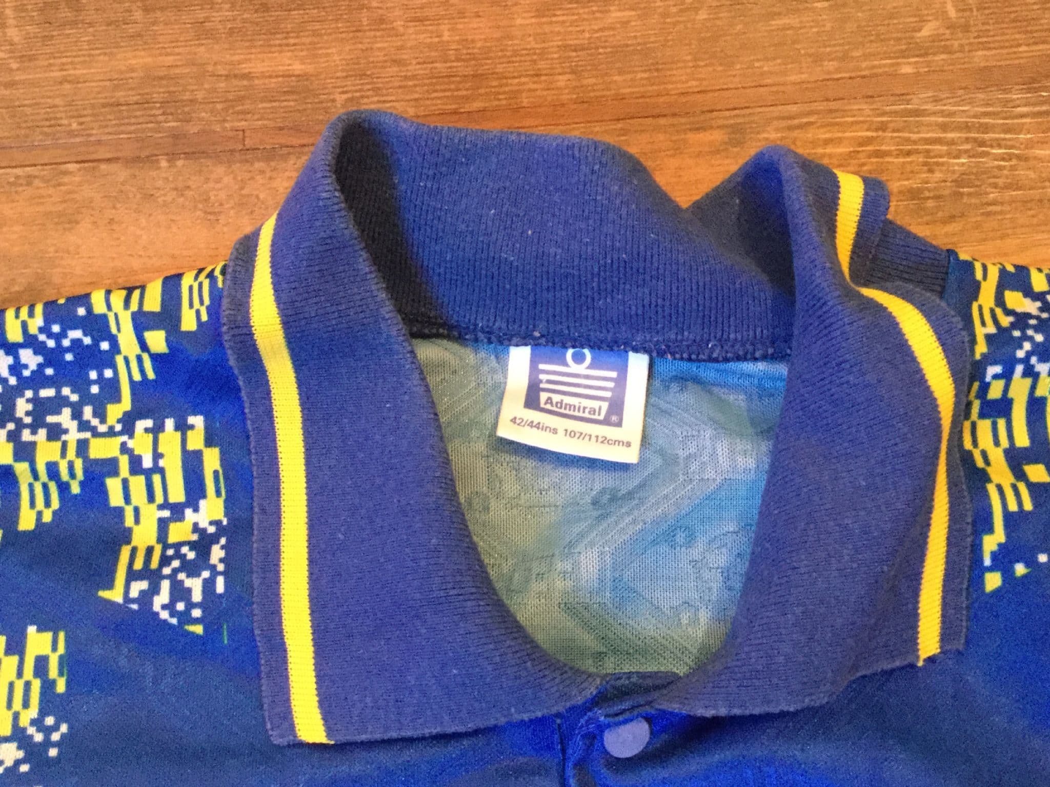Maillot LEEDS shirt CANTONA 7 vintage 1992 ADMIRAL jersey