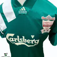 1992/93 Liverpool Football Away Shirt - Centenary Official Adidas Jersey. Adults Medium