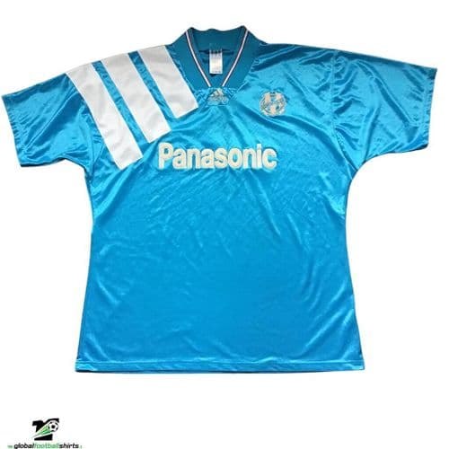 1992 1993 Olympique Marseille Away Football Shirt XL