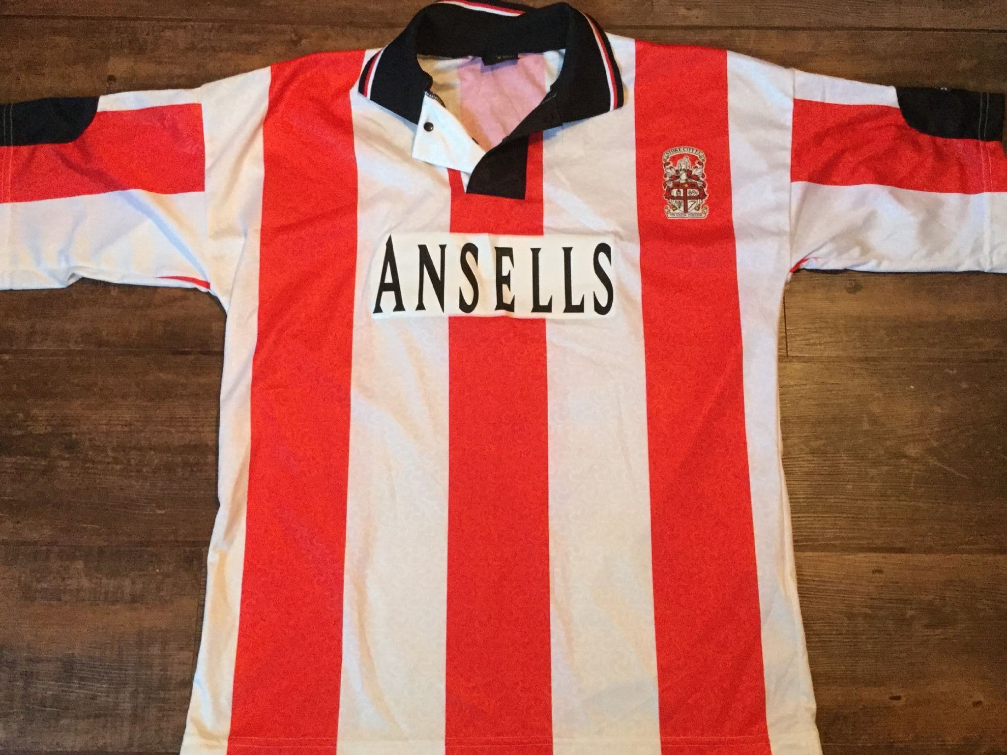 Global Classic Football Shirts 1994 Stoke City Vintage Old