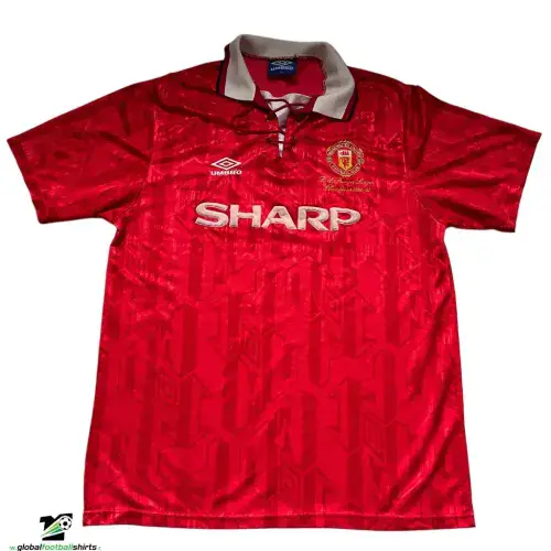 1992 1994 Manchester United Champions Football Shirt XL Large
