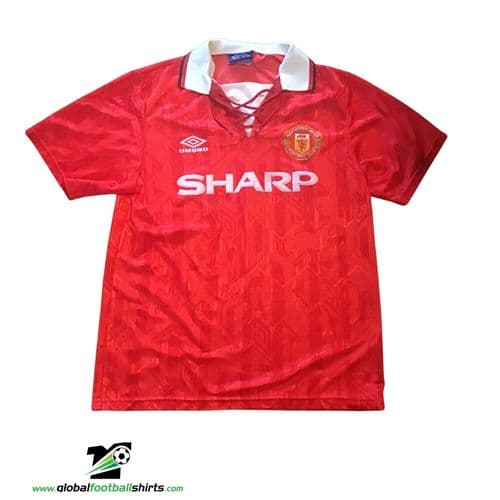 1992 1994 Manchester United Shirt Adults Medium
