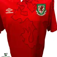1992 1994 Wales Vintage Football Shirts Old Soccer Jerseys