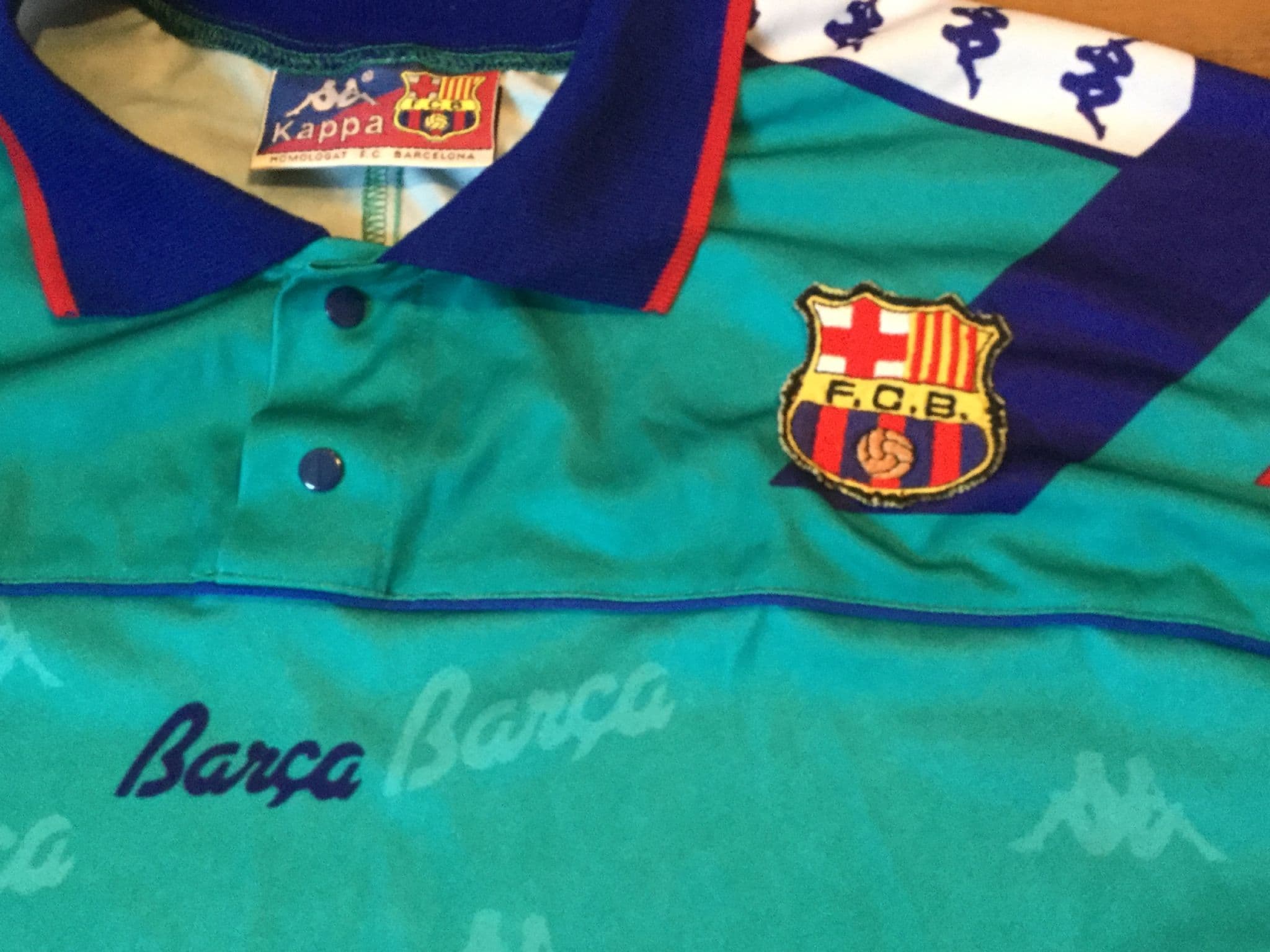 Global Classic Football Shirts 1992 1995 Barcelona Old Vintage
