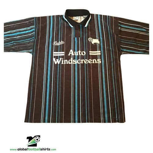 1993 1994 Derby County Away Football Shirt Large