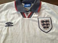 Classic Football Shirts | 1993 England Old Vintage Jerseys