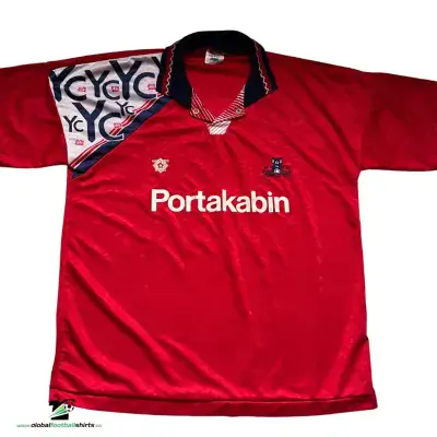 1993 1995 York City Home Football Shirt Large