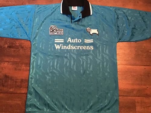 1994 1995 Derby County Away Football Shirt Medium
