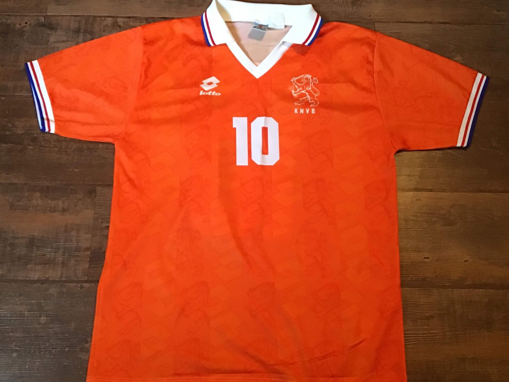Maillot Vintage Belgique 1992-1994 - Diadora - Rouge - Taille L - Longues Manches