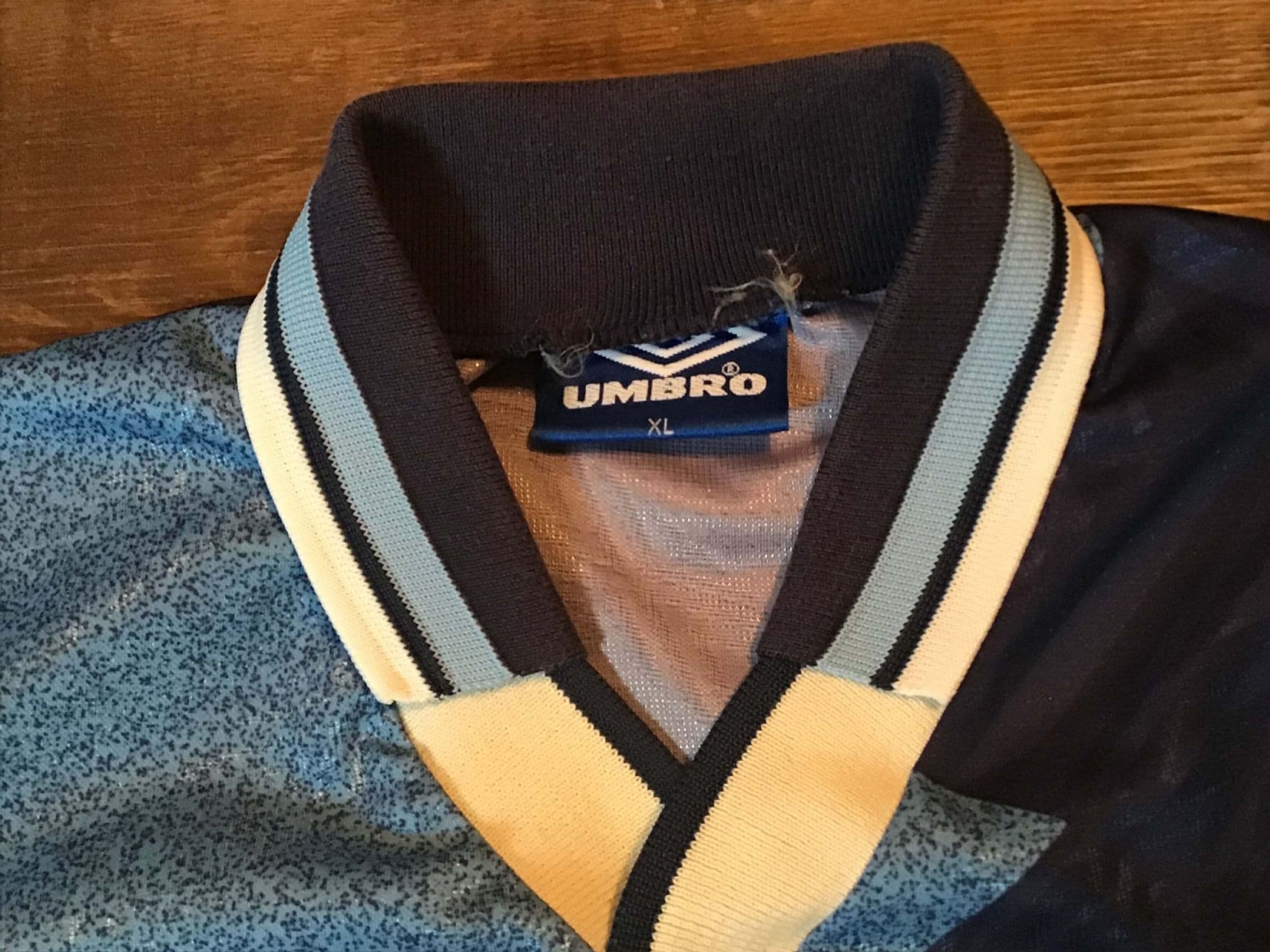 Maillot Umbro Vintage Lazio Extérieur - Taille L - Saison 1997 - Bleu