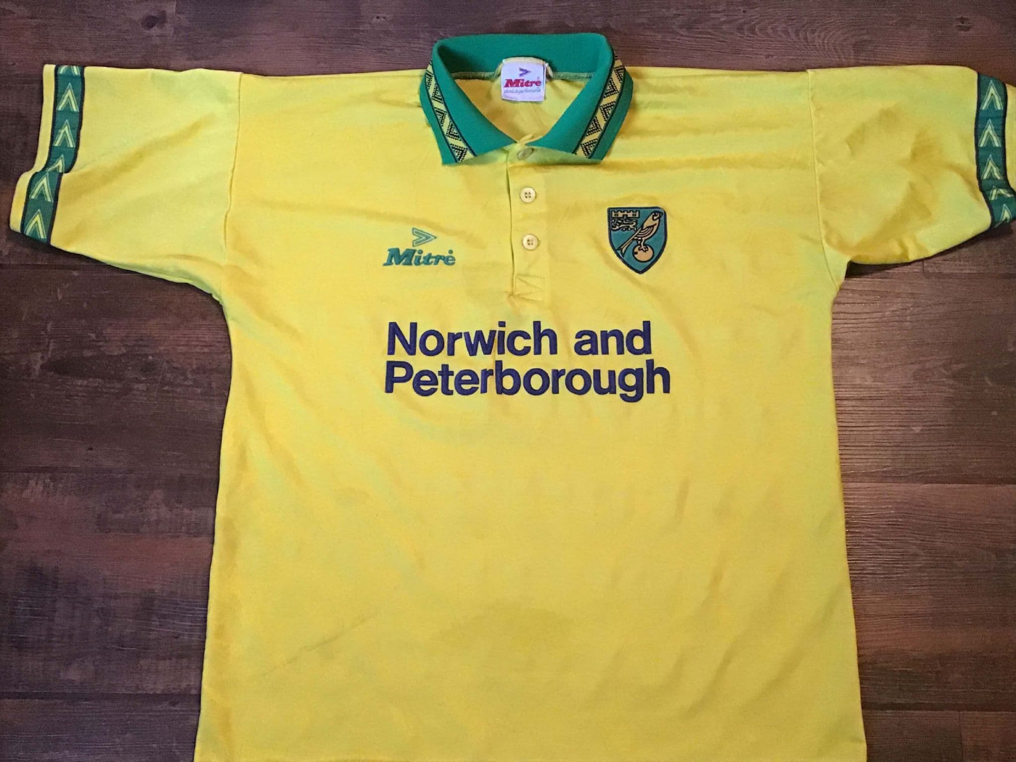 ノリッジシティ 94-96 ホームユニフォーム イングランド mitre Norwich