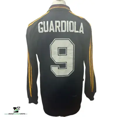 1994 1996  Spain Guardiola L/s Away Football Shirt XL