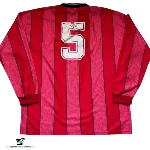 1995 1996 Kettering Town No 5 Players L/s Football Shirt XL