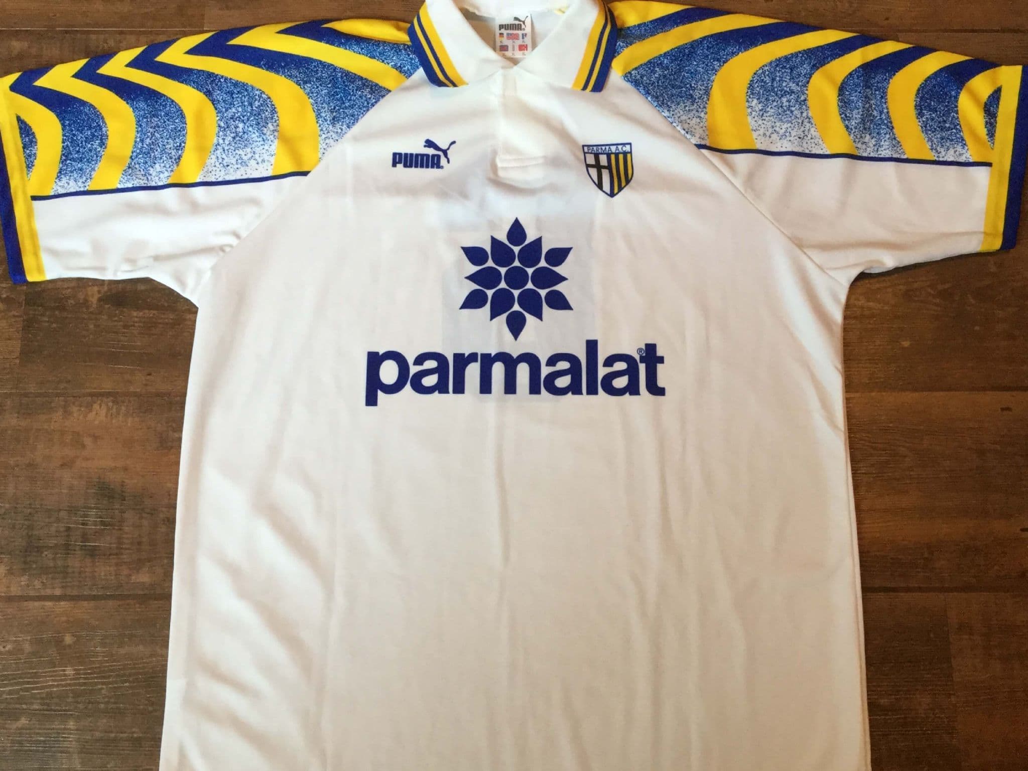 1995-1996当時物 PUMA ヴィンテージ　セリエA　パルマ　ユニフォーム 1995-1996当時物 PUMA ヴィンテージ セリエA パルマ