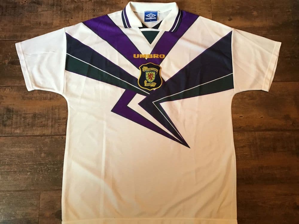 Maillot Vintage Écosse 1994/96 Umbro Domicile - Taille M, Années 90, Homme