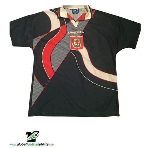 1995 1996 Wales Away Football Shirt Large