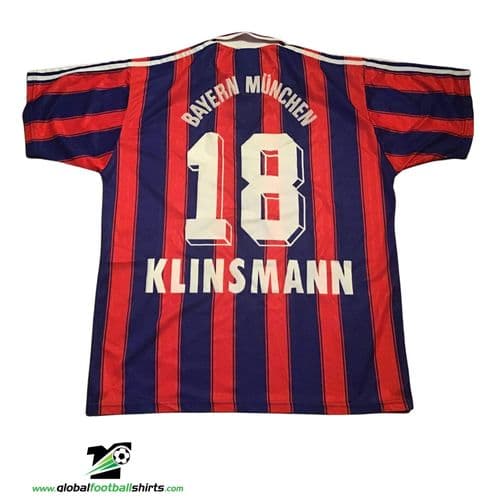 1995 1997 Bayern Munich Klinsmann Home Football Shirt XL