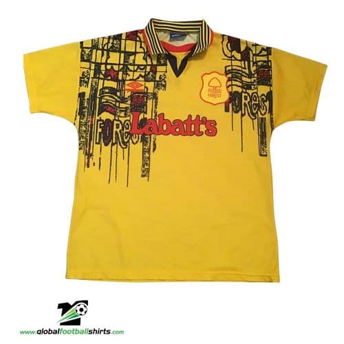 1995 1997 Nottingham Forest Away Football Shirt Large