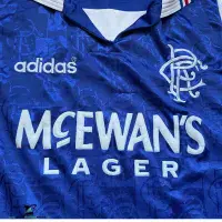 Global Classic Football Shirts | 1996 Glasgow Rangers Vintage Old Soccer Jerseys