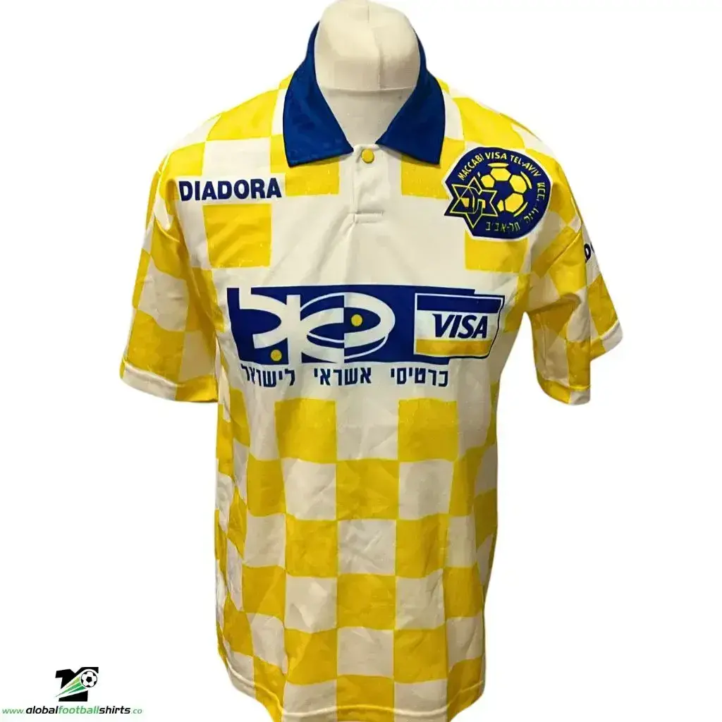Maillot original Diadora Maccabi Tel-Aviv joueur maillot L F1312