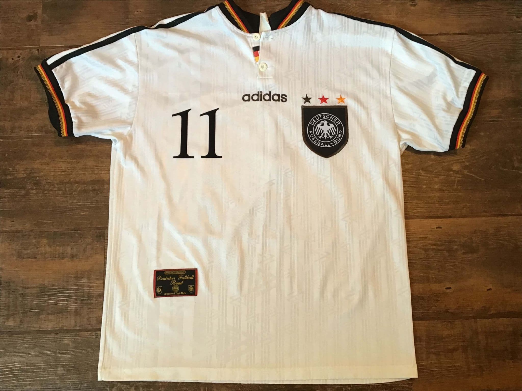 Maillot Vintage Allemagne Football - Adidas - Taille S - Fabriqué En Espagne