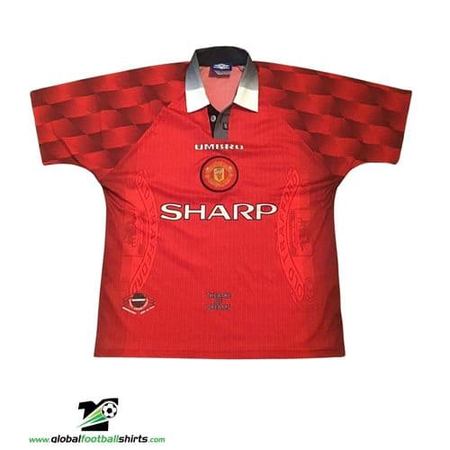 1996 1998 Manchester United Football Shirt Medium
