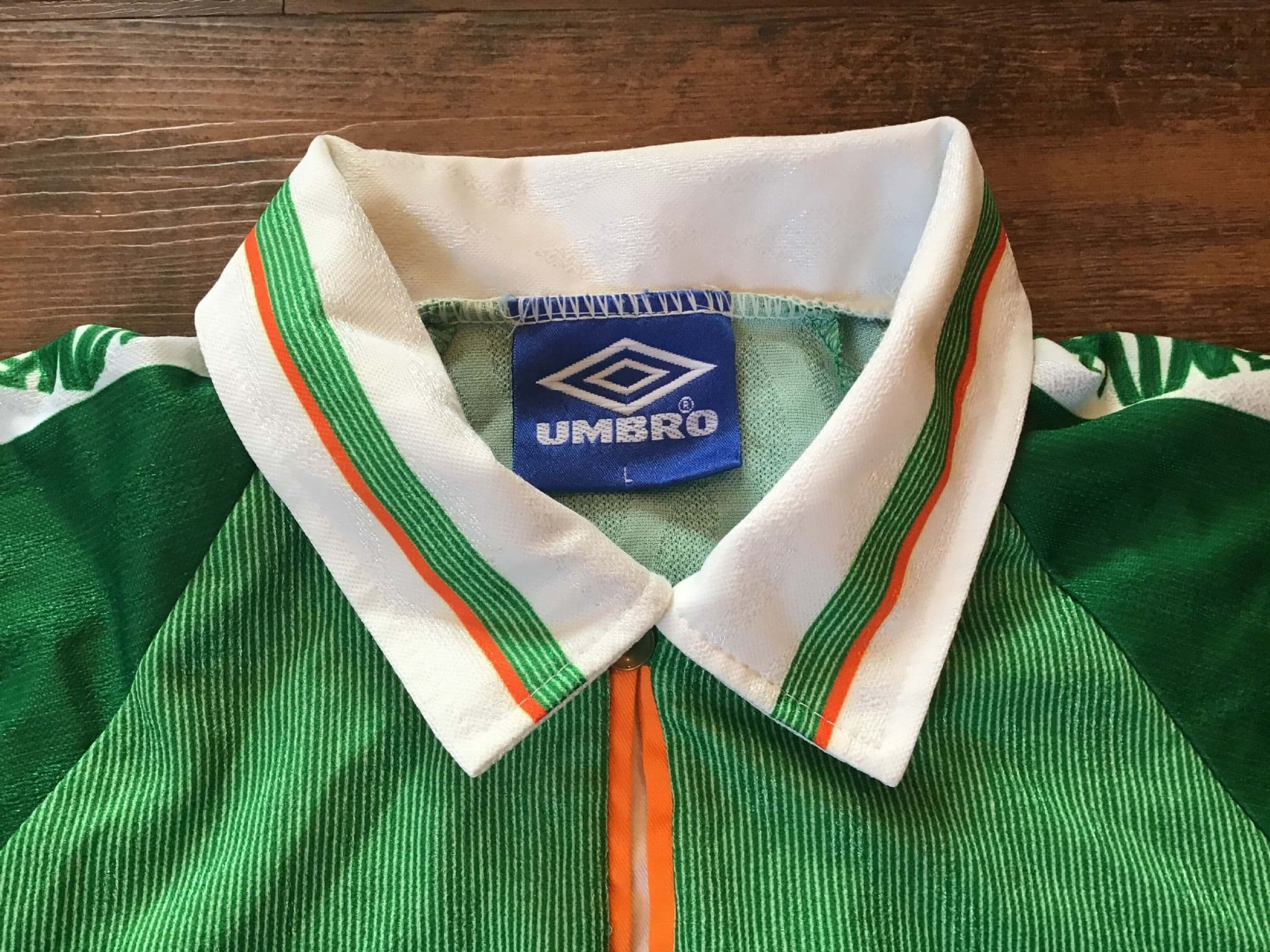 Maillot Domicile Irlande 1996/1998 - Umbro - Taille M - Occasion