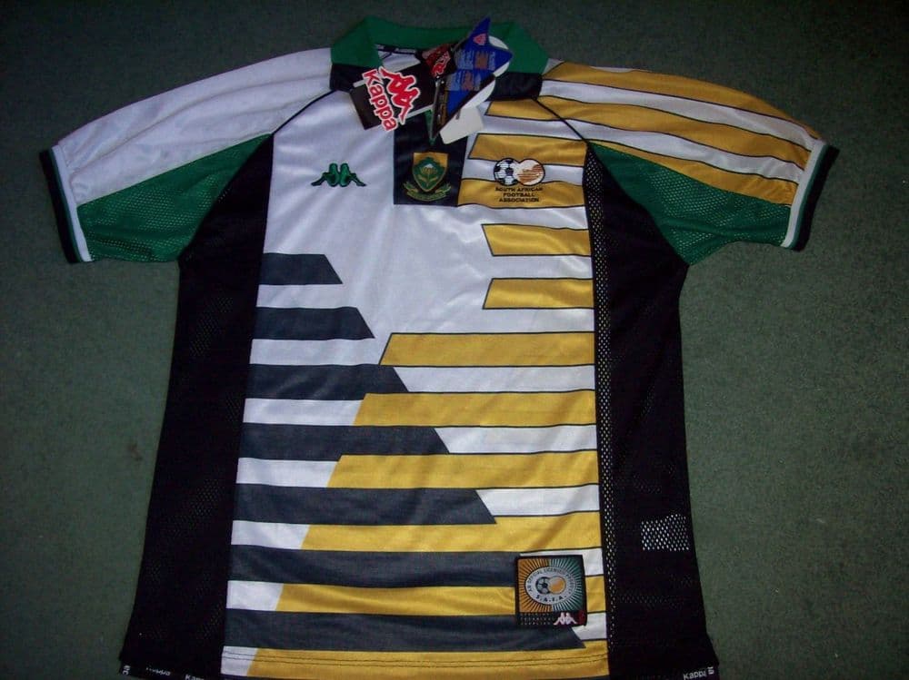 Maillot de football rétro extérieur de l'Afrique du Sud de 1998– Futmore