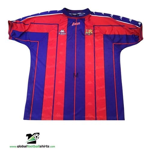 1997 1998 Barcelona Home Football Shirt XL