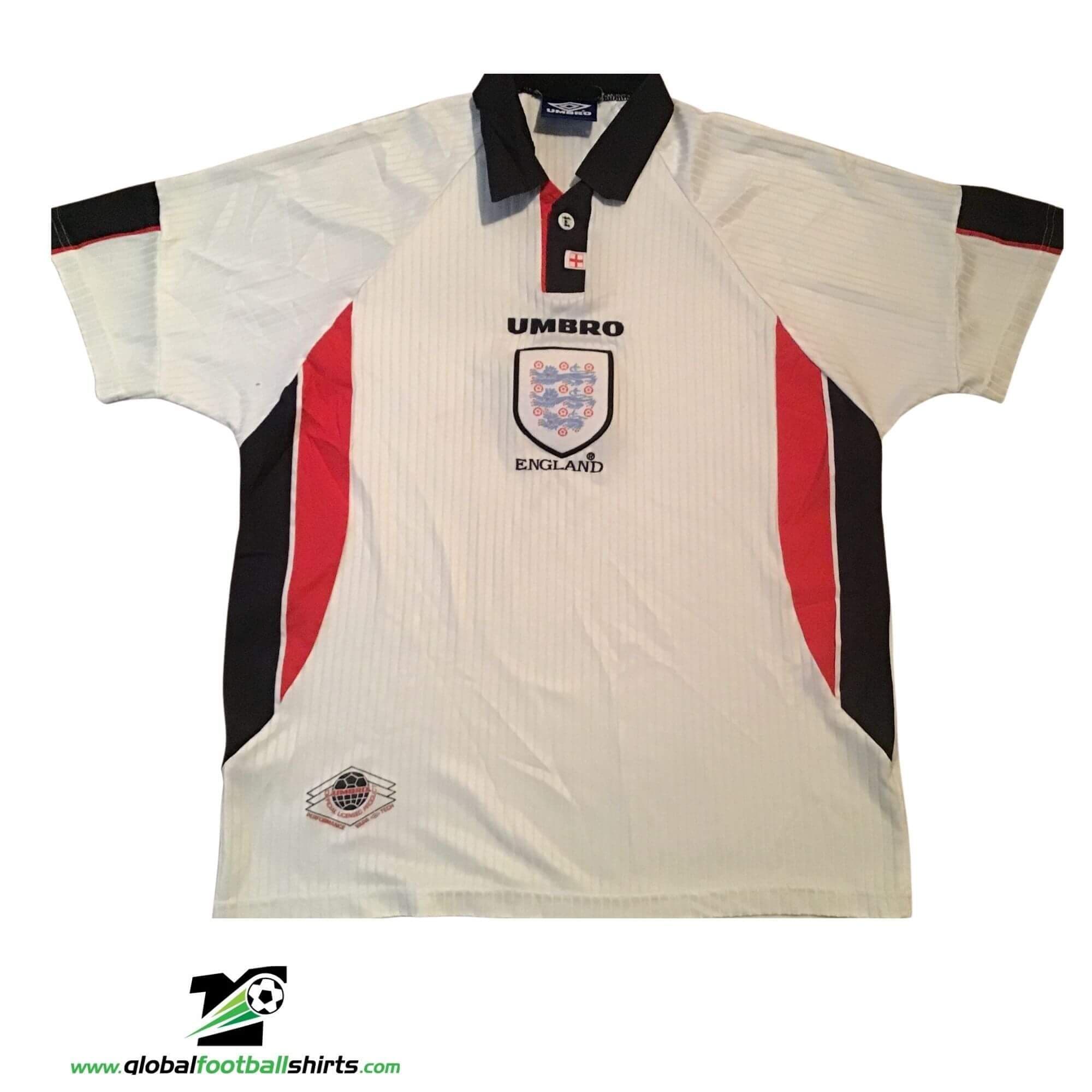 Classic Football Shirts | 1997 England Vintage Old Jerseys