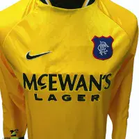 1997 1998 Rangers Goalkeepers Classic Football Shirts Vintage Old Soccer Jerseys