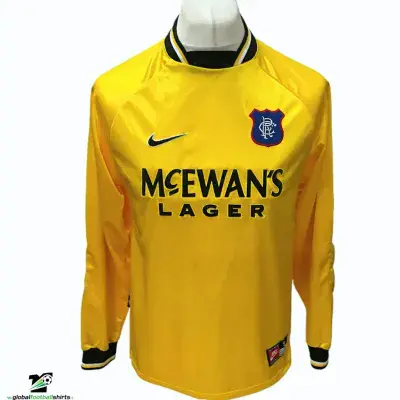 1997 1998 Glasgow Rangers Gk Football Shirt Small